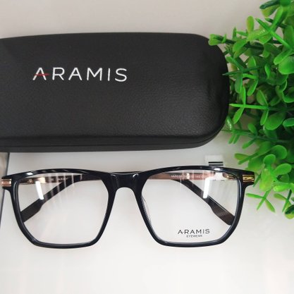 Armação para Óculos Aramis Masculino Preto