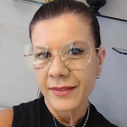 Armação para Óculos Carmim Feminina Rose