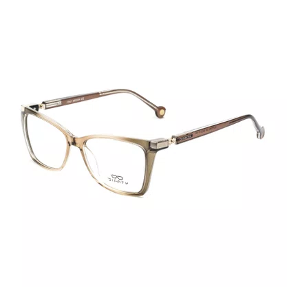 Armação para Óculos Difaty Feminina Cristal Nude