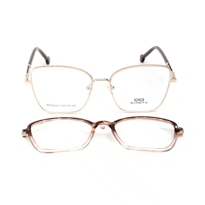 Armação para Óculos Difaty Feminina Rose Clipon