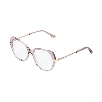 Armação para Óculos Emporio Glasses Cristal Nude