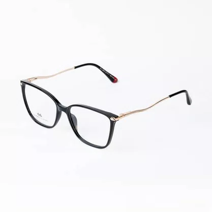 Armação para Óculos Emporio Glasses Feminina Preta