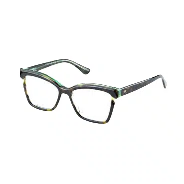 Armação para Óculos Emporio Glasses Marrom e Verde