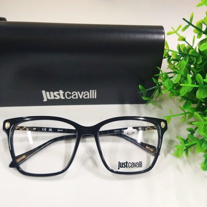 Armação para Óculos Just Cavalli Feminina Preta