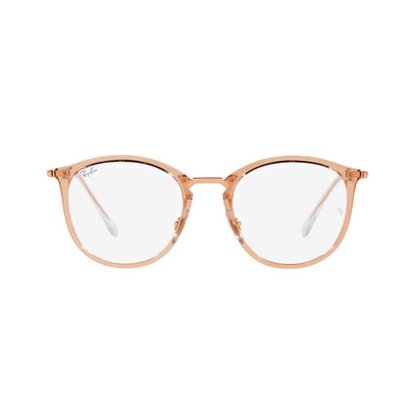 Armação para Óculos Ray Ban Marrom Translúcido