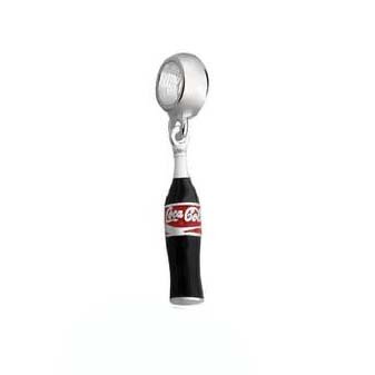 Berloque Prata Garrafinha Coca Cola