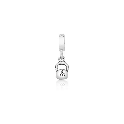 Berloque Prata Kettlebel Crossfit 6kg
