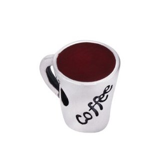 Berloque Prata Xícara de Café Coffe
