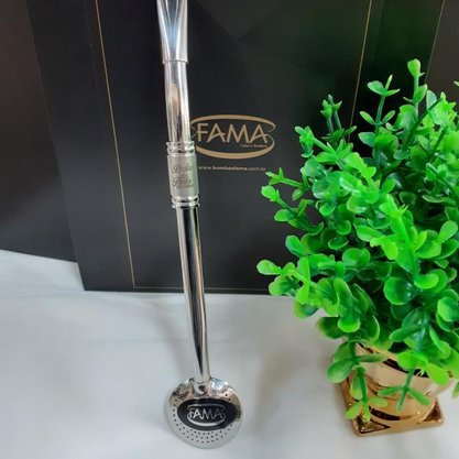Bomba de Chimarrão Inox Bodas de Prata