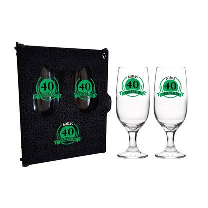 Conjunto 2 Taças Bodas de Casamento