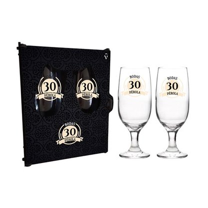 Conjunto 2 Taças Bodas de Casamento