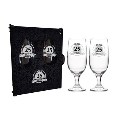 Conjunto 2 Taças Bodas de Casamento