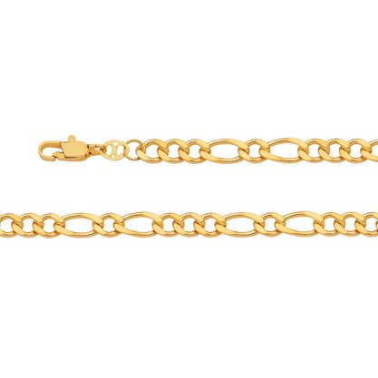Corrente Semi Jóia Dourada Banhada a Ouro 18k