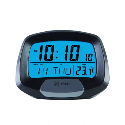 Despertador Herweg Digital Termômetro e Iluminação