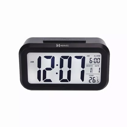 Despertador Herweg Digital Termômetro e Iluminação