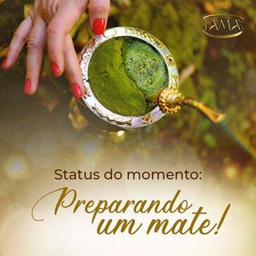 Enfeite para Chimarrão Santinha