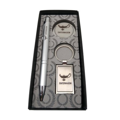 Kit Formatura Caneta/chaveiro/marca Página