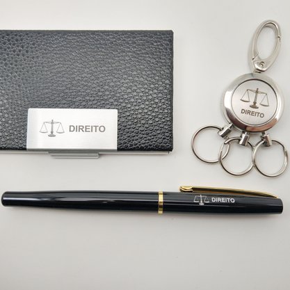 Kit Formatura Caneta/chaveiro/porta Cartão