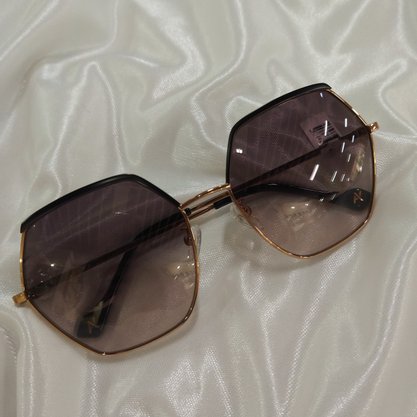 Óculos de Sol Yalea Celia Feminino Dourado