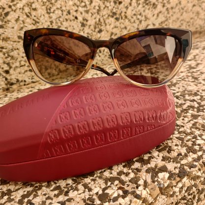 Óculos Solar Carmim Feminino Marrom Polarizado