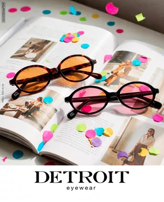 Óculos Solar Detroit Festa Lente Rosa