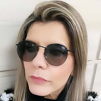 Óculos Solar Ray Ban Round Preto