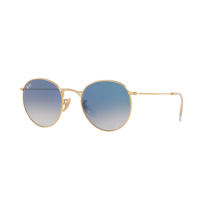 Óculos Solar Ray Ban Round Dourado