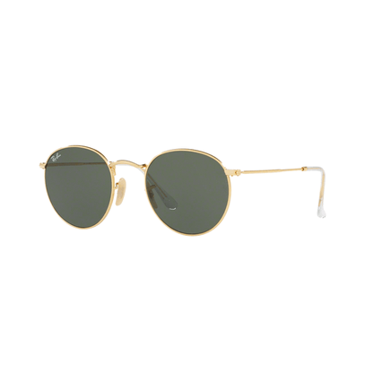 Óculos Solar Ray Ban Round Dourado