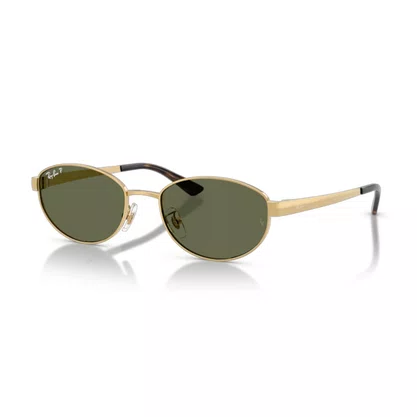 Óculos Solar Ray Ban Unissex Dourado Polarizado