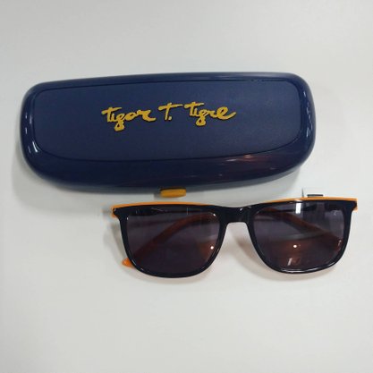 Óculos Solar Tigor Infantil Azul e Amarelo