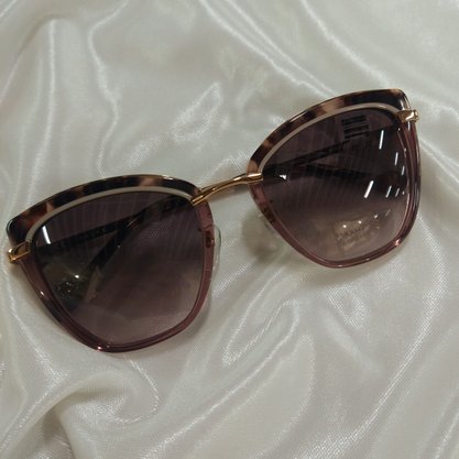 Óculos Solar Yalea Marion Feminino Havana Rosa