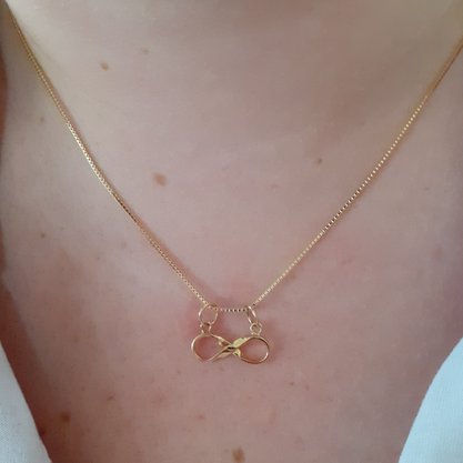 Pingente Ouro 750 Símbolo do Infinito