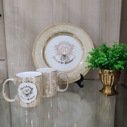 Prato Diceart Bodas de Diamante