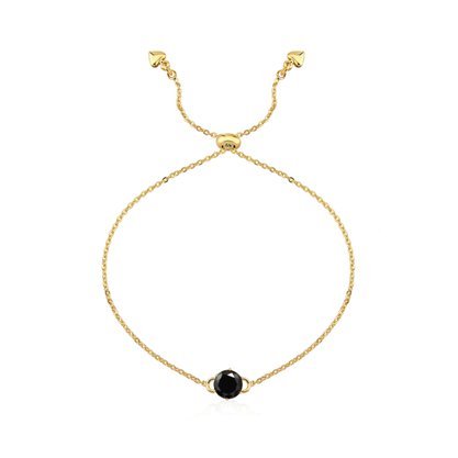 Pulseira Semi Jóia Dourada com Pedra 6mm