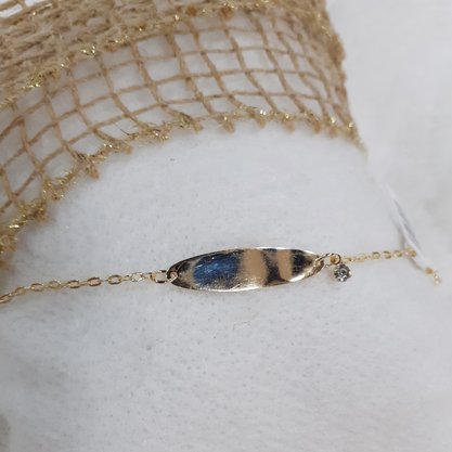 Pulseira Semi Jóia Dourada Infantil