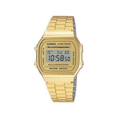 Relógio Casio Unissex Illuminator Dourado