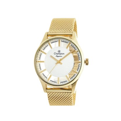Relógio Champion Dourado Feminino Elegance