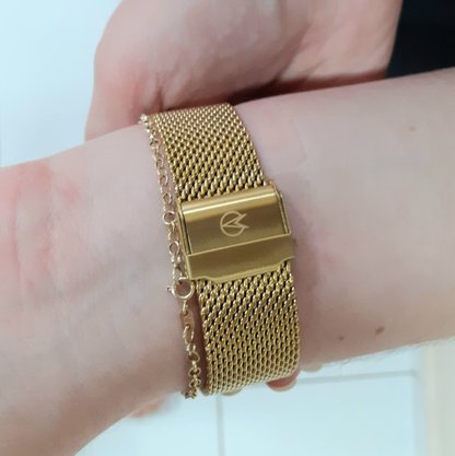 Relógio Champion Dourado Feminino Elegance