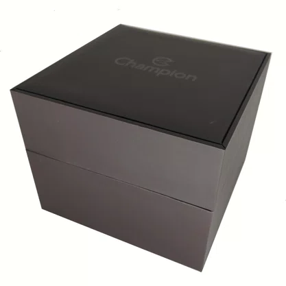 Relógio Champion Masculino Aço Visor Preto