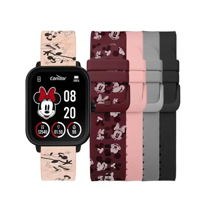 Relógio Condor Smartwatch Minnie Troca Pulseira