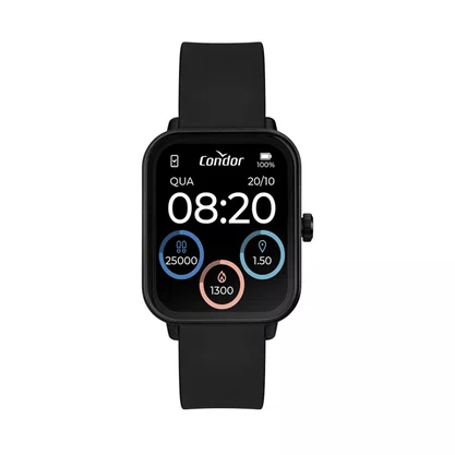 Relógio Condor Smartwatch Unissex Preto