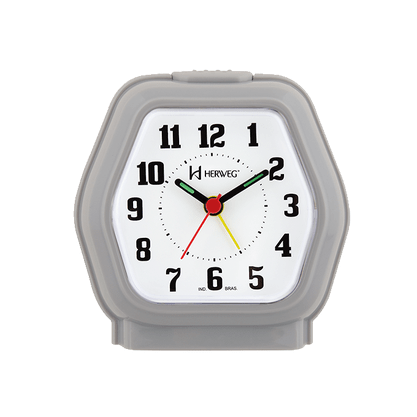 Relógio Despertador Quartz Iluminação Noturna