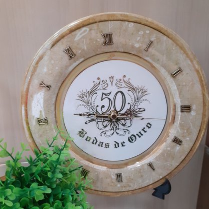 Relógio Diceart Barroco Bodas de Ouro