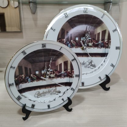 Relógio Diceart Santa Ceia Bodas de Prata