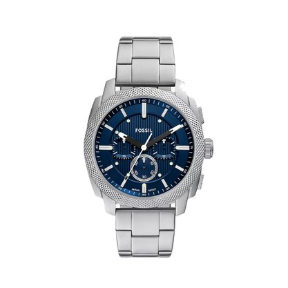 Relógio Fossil Masculino Cronógrafo Prata Fosco