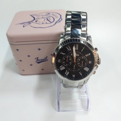 Relógio Fossil Masculino Multifunção Prateado