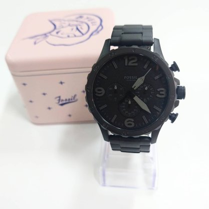 Relógio Fossil Masculino Multifunção Preto Fosco
