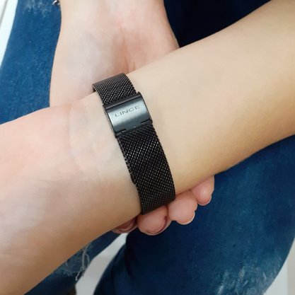 Relógio Lince Feminino Preto Analógico