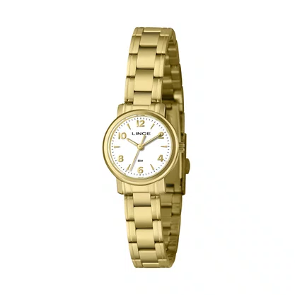 Relógio Lince Mini Feminino Dourado