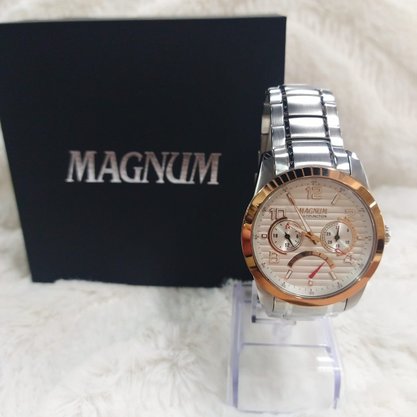 Relógio Magnum Masculino Multifunção Rose